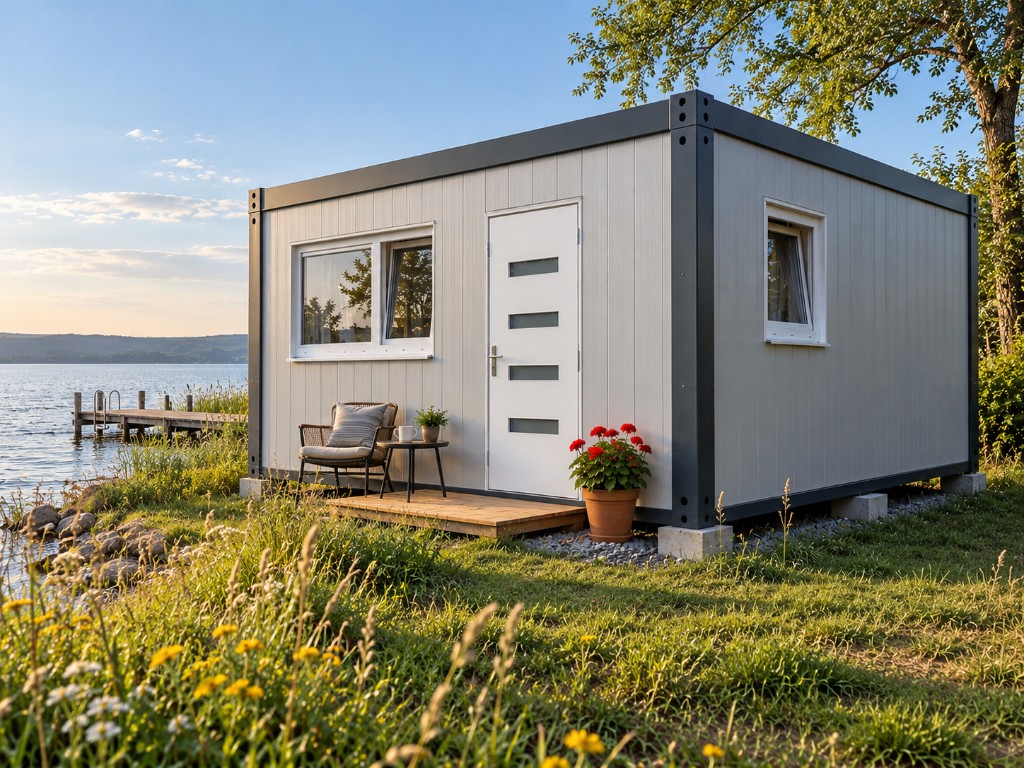 GVM Element als Ferienhaus an einem See