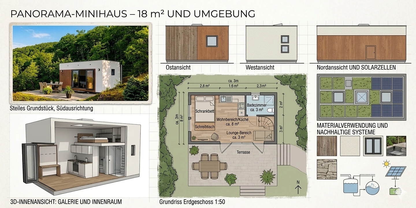 GVMHausU 01 – Grundriss und Ansichten